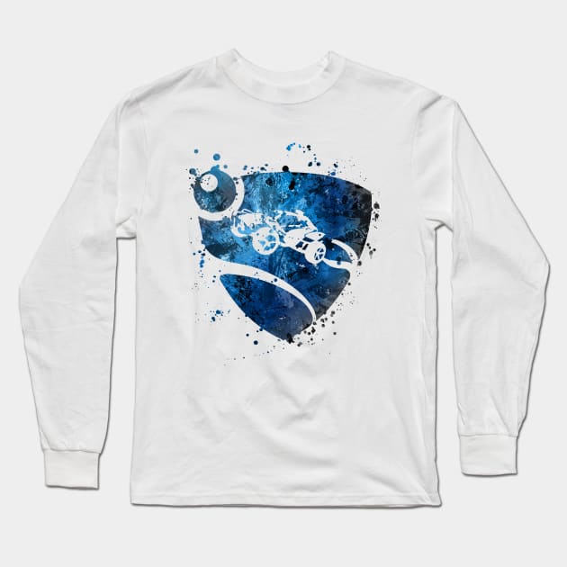 Rocket League Splatter Long Sleeve T-Shirt by JonathonSummers